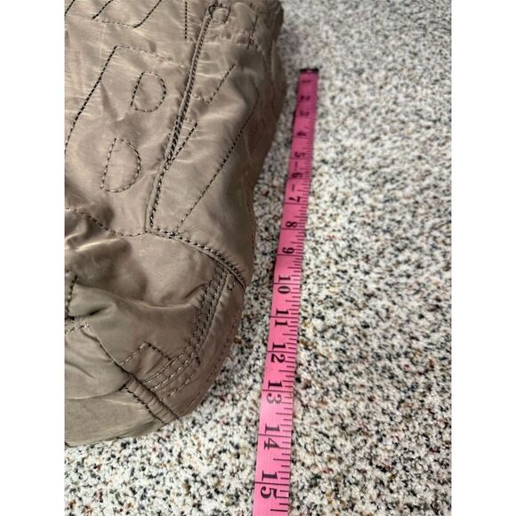 Marc by Marc Jacobs Taupe Quilted Nylon Tote Bag Large Women's Casual - Picture 7 of 10